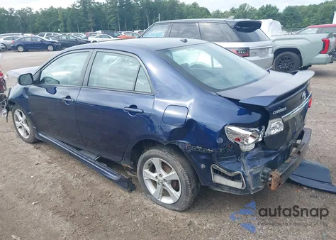 2011 Toyota Corolla S from USA, damaged, VIN 2T1BU4EE5BC603026